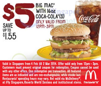 Big Mac 2 For 1 2016 Deal